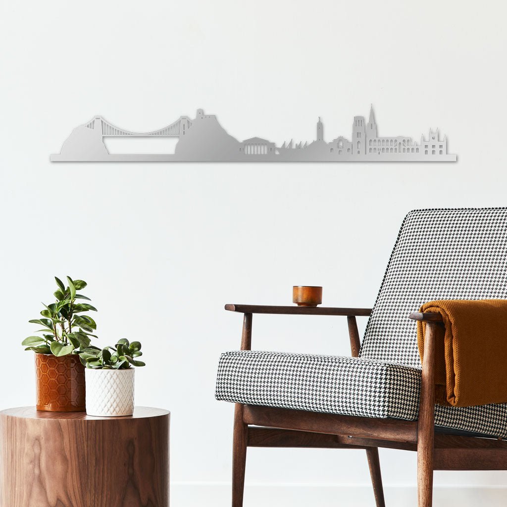 Bristol - Siluet City Silhouettes SkylineSSLBRISSLBRISmall - 23.6 in - 60 cmSilverNo, thank you