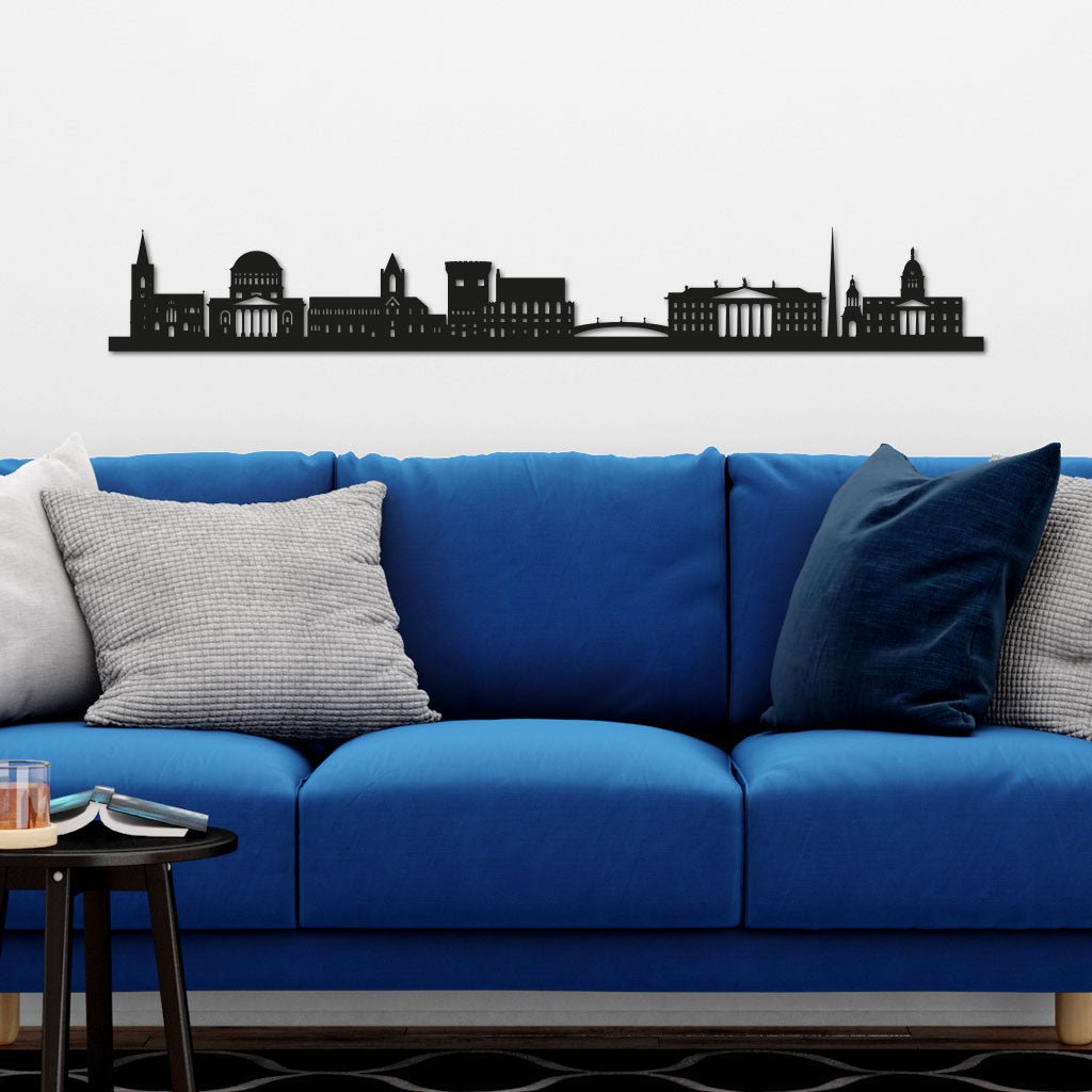 Dublin - Siluet City Silhouettes SkylineSMBDBNSMBDBNSmall - 23.6 in - 60 cmBlackNo, thank you