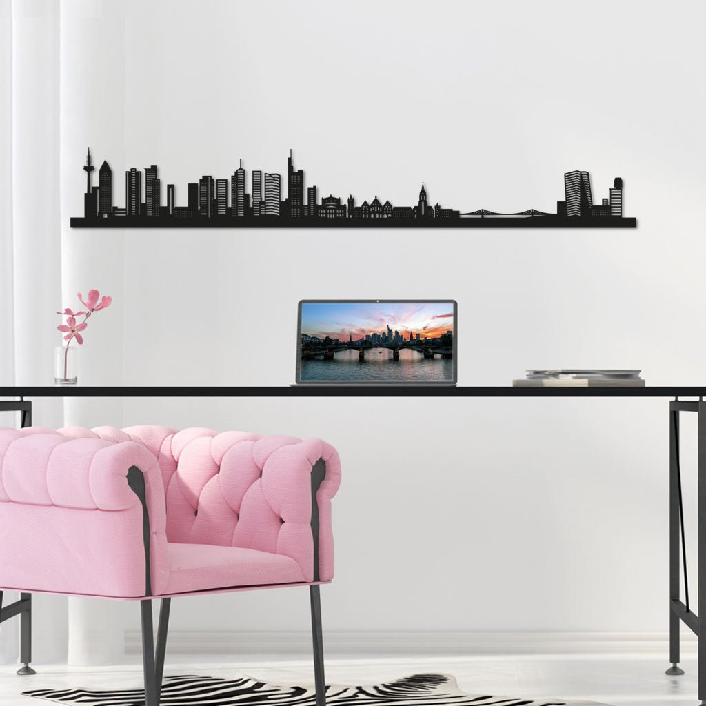 Frankfurt - Siluet City Silhouettes SkylineSMBFRASMBFRASmall - 23.6 in - 60 cmBlackNo, thank you