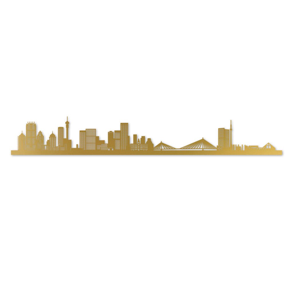 Johannesburg - Siluet City Silhouettes SkylineSGDJOHSGDJOHSmall - 23.6 in - 60 cmGoldNo, thank you