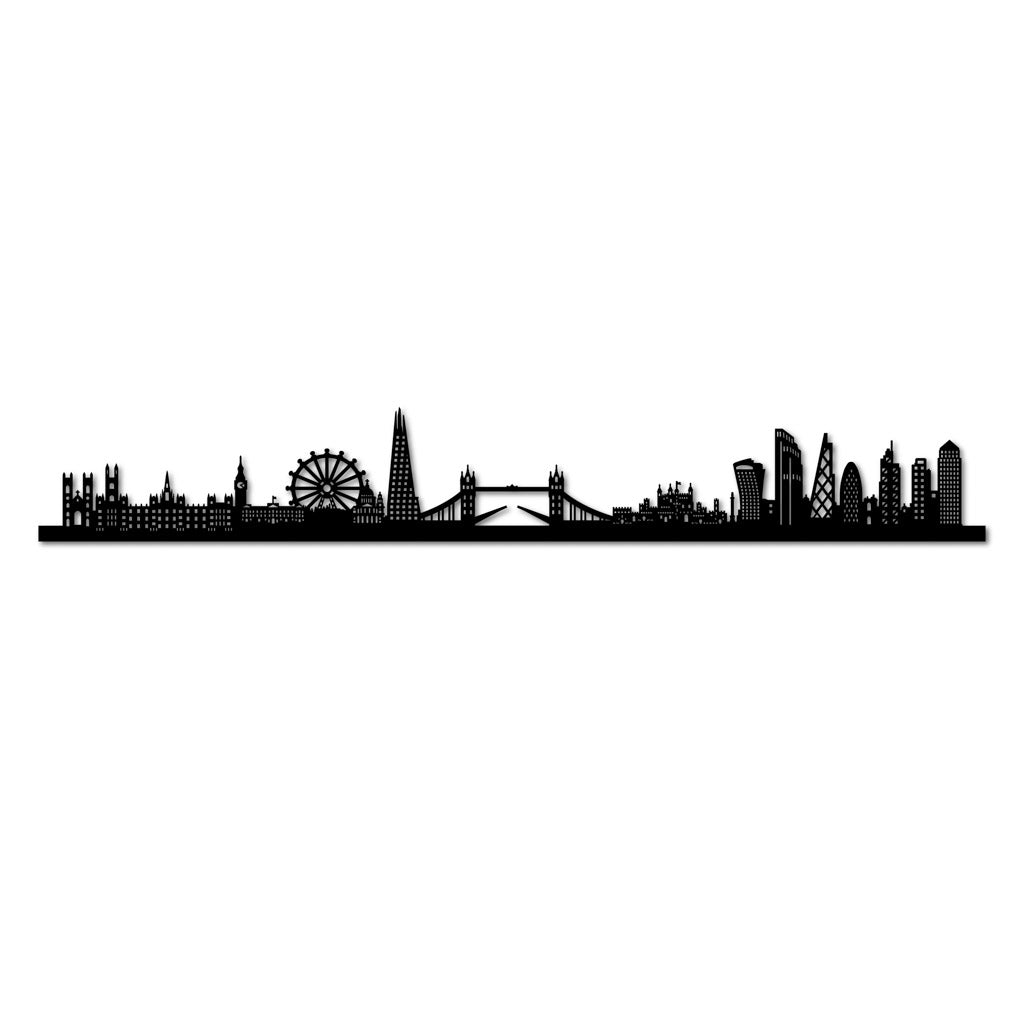 London - Siluet City Silhouettes SkylineSMBLONSMBLONSmall - 23.6 in - 60 cmBlackNo, thank you