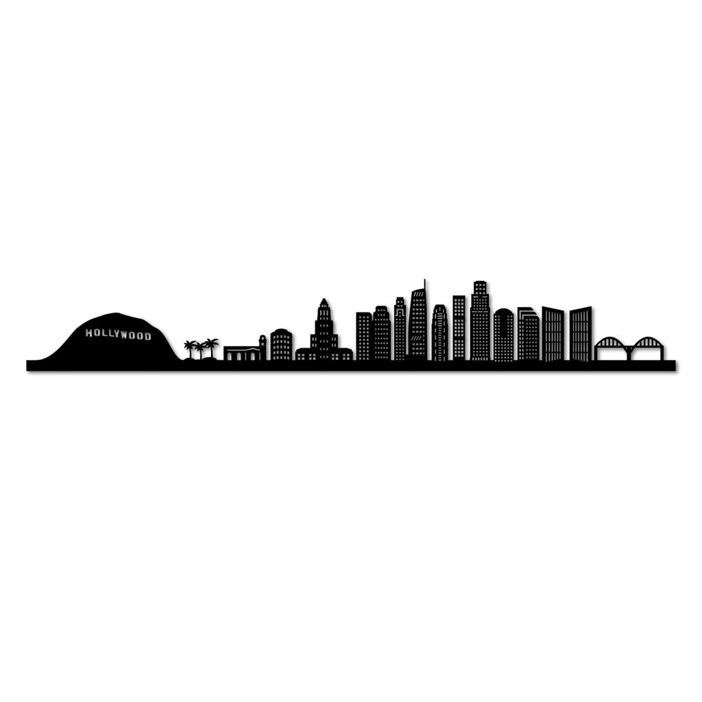 Los Angeles - Siluet City Silhouettes SkylineSMBLOSSMBLOSSmall - 23.6 in - 60 cmBlackNo, thank you
