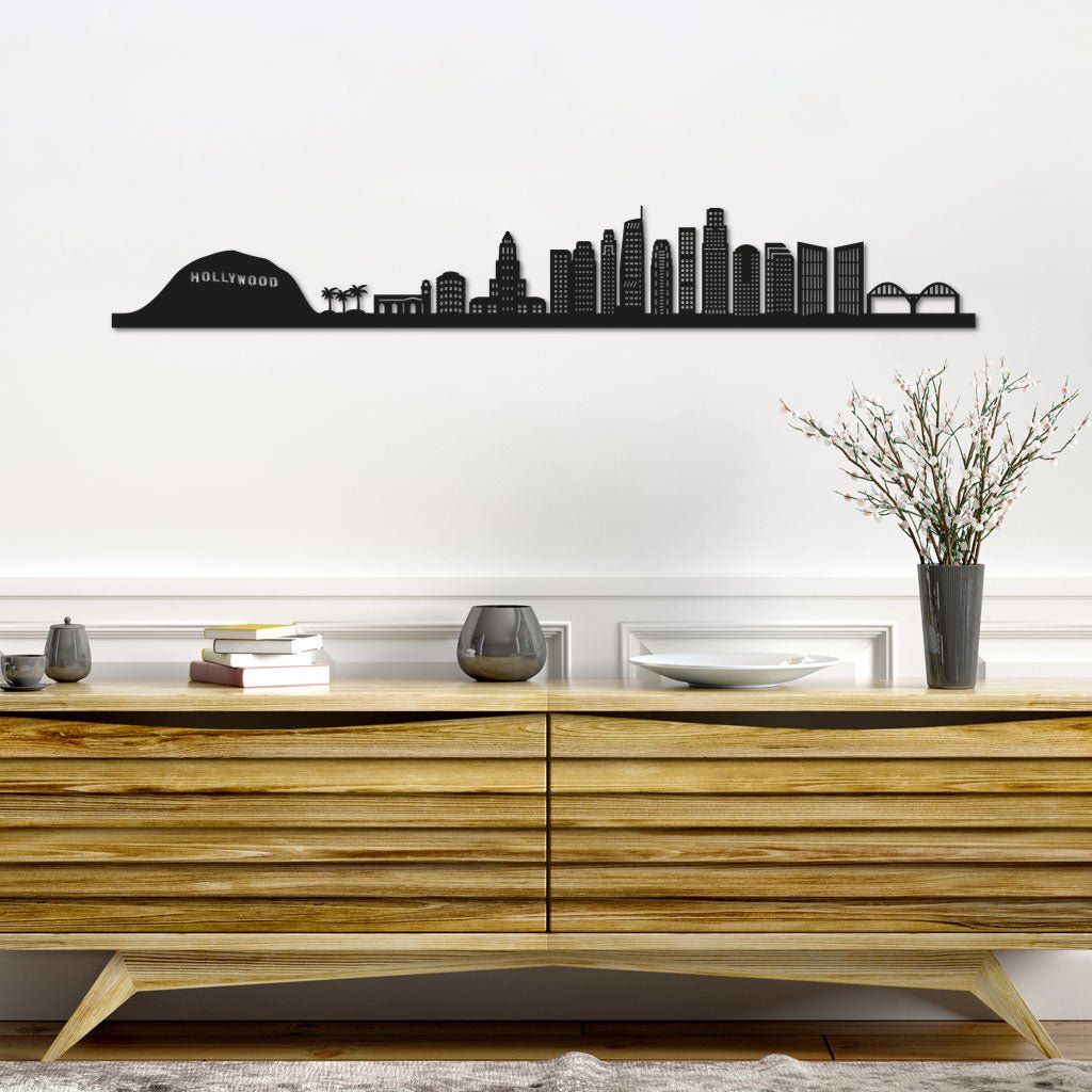 Los Angeles - Siluet City Silhouettes SkylineSMBLOSSMBLOSSmall - 23.6 in - 60 cmBlackNo, thank you
