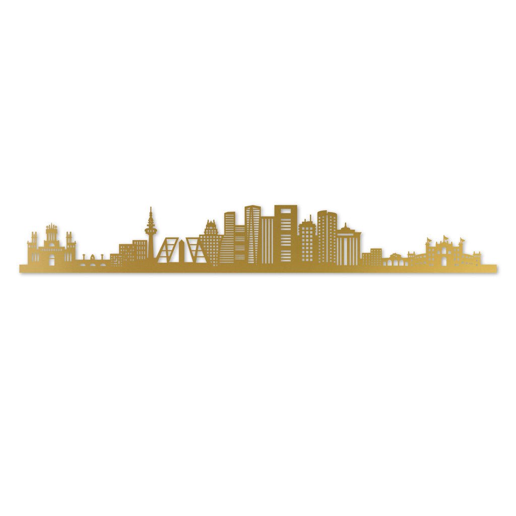 Madrid - Siluet City Silhouettes SkylineSGDMADSGDMADSmall - 23.6 in - 60 cmGoldNo, thank you