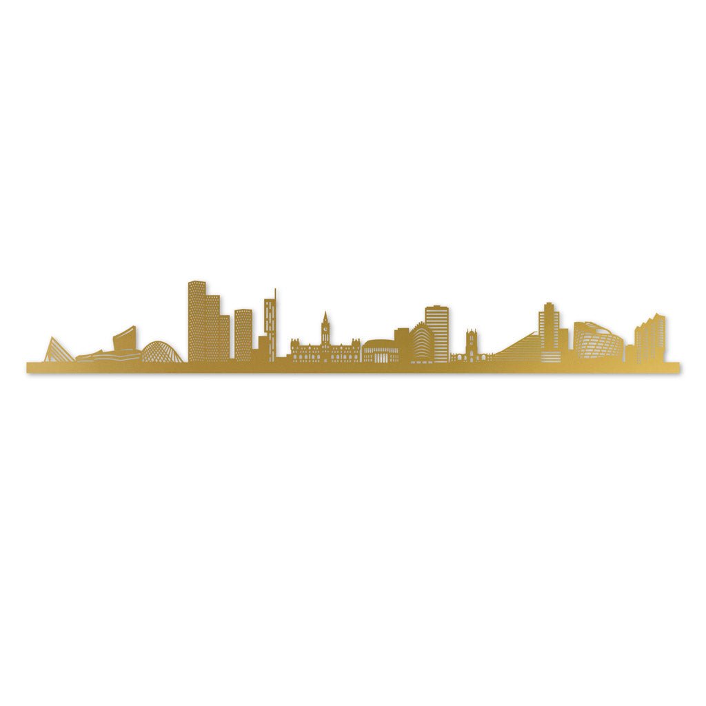 Manchester - Siluet City Silhouettes SkylineSGDMANSGDMANSmall - 23.6 in - 60 cmGoldNo, thank you