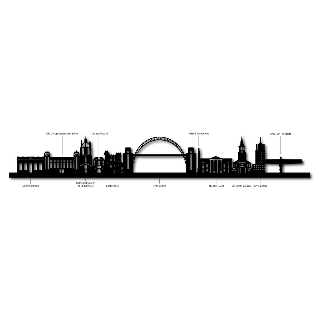 Newcastle - Siluet City Silhouettes SkylineSSLNCE - YSSLNCE - YSmall - 23.6 in - 60 cmSilverYes, please