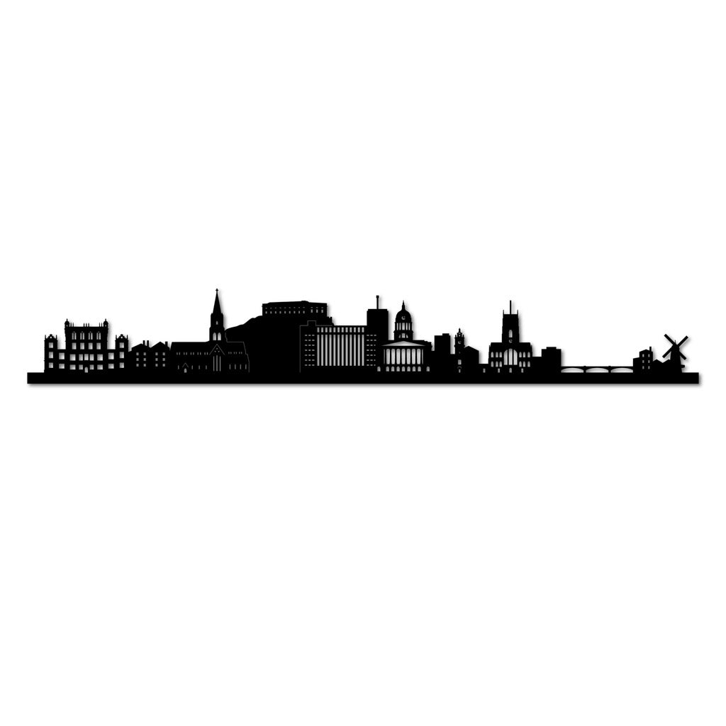 Nottingham - Siluet City Silhouettes SkylineSMBNOTSMBNOTSmall - 23.6 in - 60 cmBlackNo, thank you