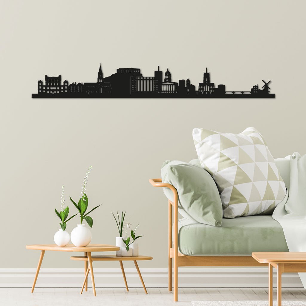 Nottingham - Siluet City Silhouettes SkylineSMBNOTSMBNOTSmall - 23.6 in - 60 cmBlackNo, thank you