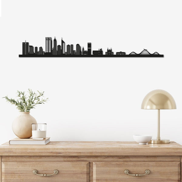 Perth - Siluet City Silhouettes SkylineSMBPERSMBPERSmall - 23.6 in - 60 cmBlackNo, thank you