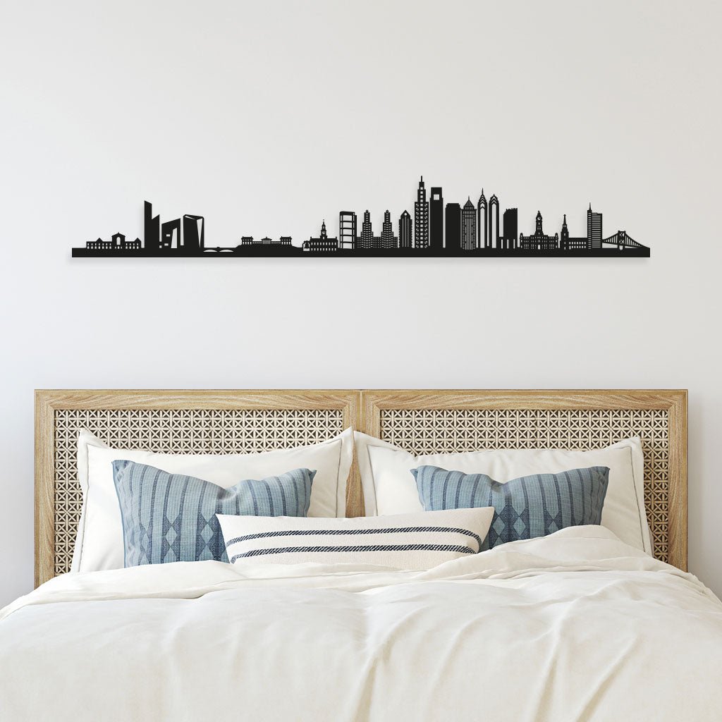 Philadelphia - Siluet City Silhouettes SkylineSMBPHLSMBPHLSmall - 23.6 in - 60 cmBlackNo, thank you