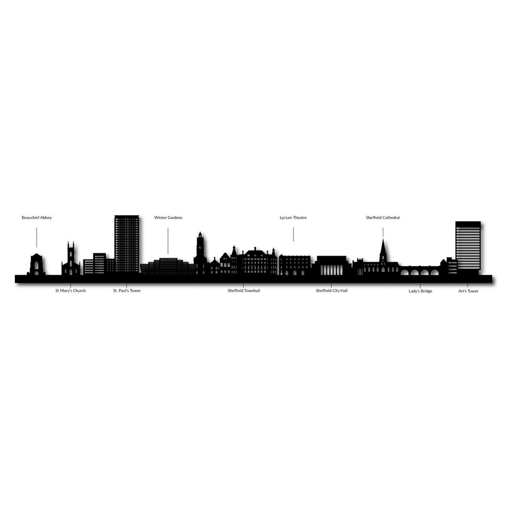 Sheffield - Siluet City Silhouettes SkylineSSLSHE - YSSLSHE - YSmall - 23.6 in - 60 cmSilverYes, please