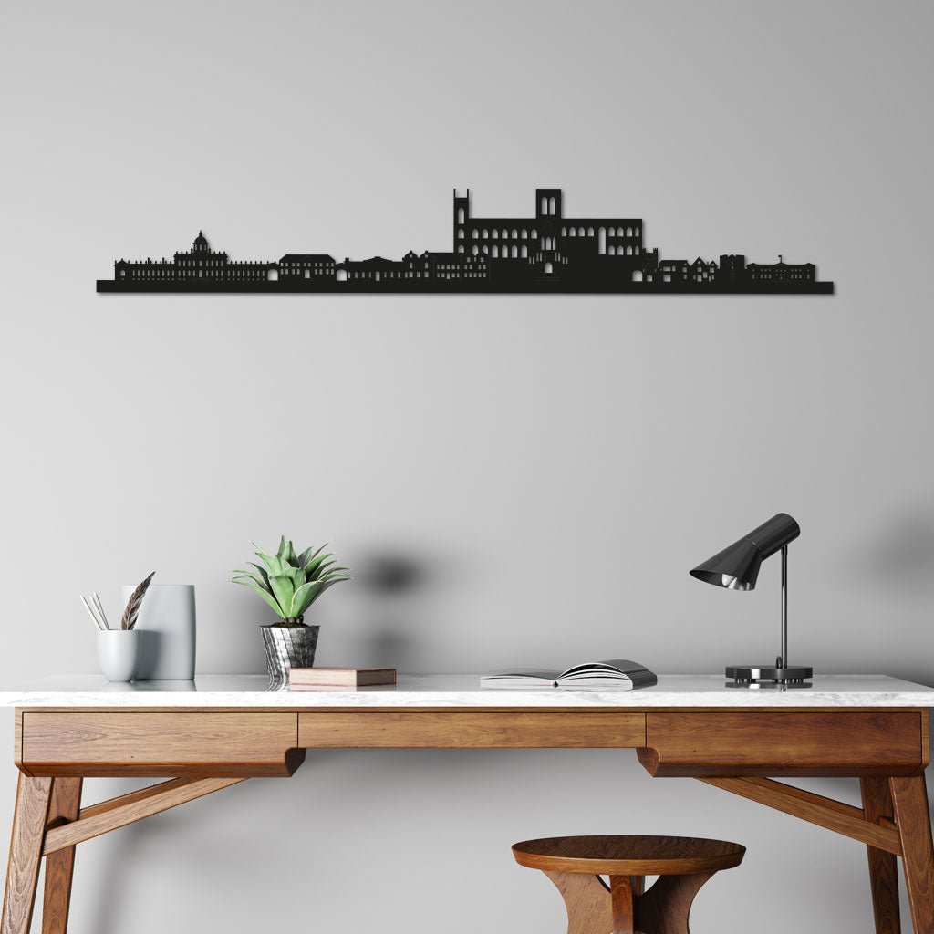 York - Siluet City Silhouettes SkylineSMBYORSMBYORSmall - 23.6 in - 60 cmBlackNo, thank you